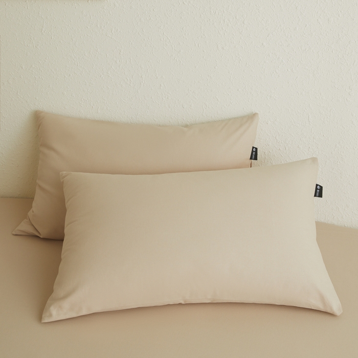 91家纺网 家纺一手货源 找家纺 鑫钰2025新款纯棉全棉老粗布床单--LP纯色系列 卡其