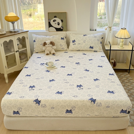 （总）鑫钰 2025新款纯棉老粗布单床笠-卡通系列