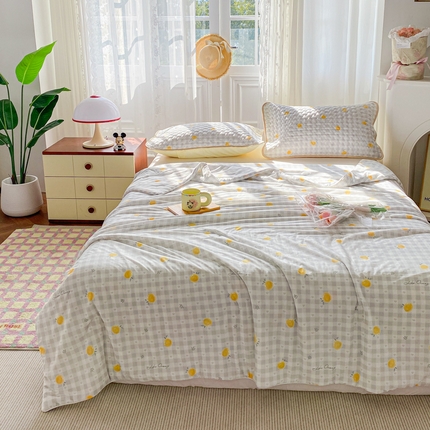 91家纺网 家纺一手货源 找家纺 （总）邵依家纺 2025新款A类凉感丝夏凉被空调被印花夏被