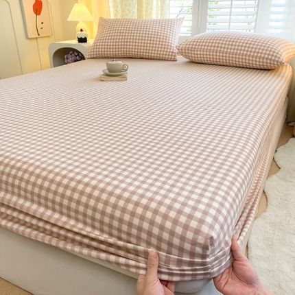 91家纺网 家纺一手货源 找家纺 （总）鑫钰 2025新款全棉有氧双层纱床笠