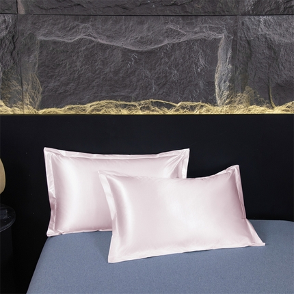 91家纺网 家纺一手货源 找家纺 （总）圣比熊2025新款防水冰丝纯色单人枕套宿舍枕芯套内胆套
