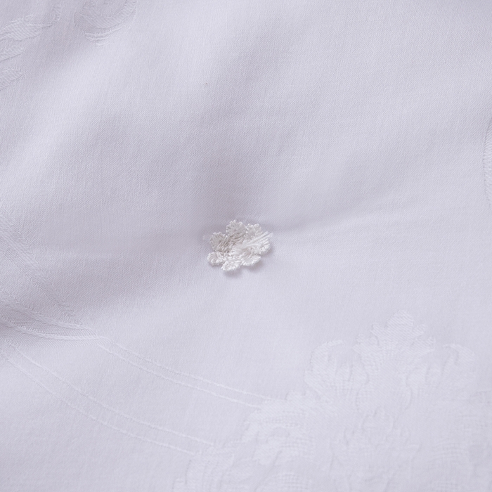 91家纺网 家纺一手货源 找家纺 鑫田家纺 2025新款60s纯棉提花婚庆蚕丝被桑蚕丝长丝春秋被子母被冬被礼品被夏被 白