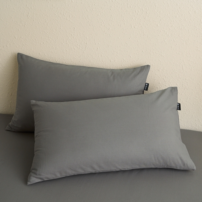 91家纺网 家纺一手货源 找家纺 鑫钰2025新款纯棉全棉老粗布床单--LP纯色系列 深灰