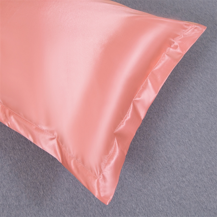 91家纺网 家纺一手货源 找家纺 梦舒羽2025新款防水冰丝纯色双人枕套情侣1.8m枕芯套内胆套 防水冰丝双人枕套-玉色