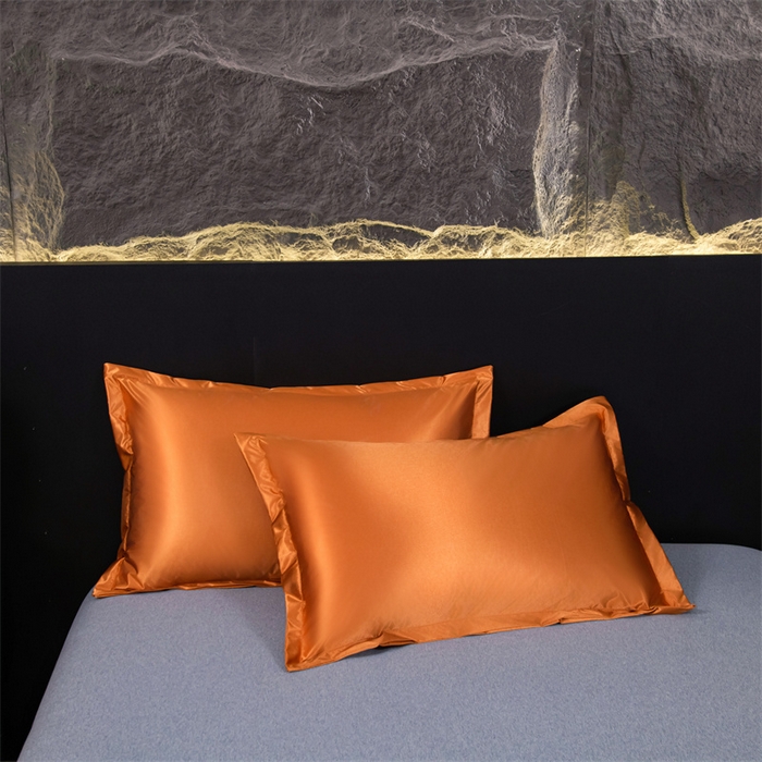 91家纺网 家纺一手货源 找家纺 梦舒羽2025新款防水冰丝纯色单人枕套宿舍枕芯套内胆套 防水冰丝单人枕套-咖啡