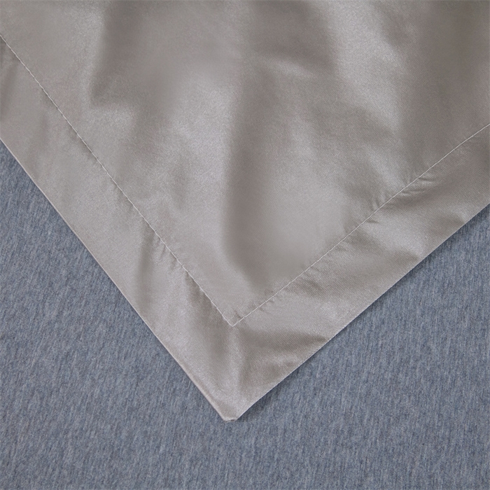 91家纺网 家纺一手货源 找家纺 圣比熊2025新款防水冰丝纯色双人枕套情侣1.8m枕芯套内胆套 防水款-典雅灰