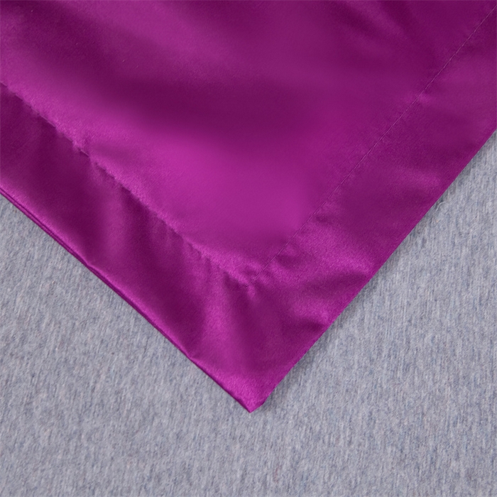 91家纺网 家纺一手货源 找家纺 梦舒羽2025新款防水冰丝纯色双人枕套情侣1.8m枕芯套内胆套 防水冰丝双人枕套-魅惑紫