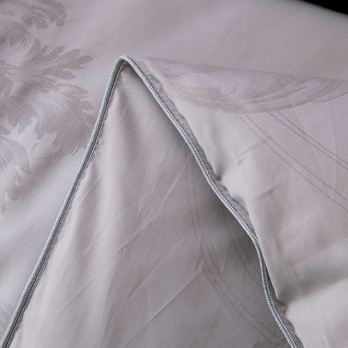 91家纺网 家纺一手货源 找家纺 鑫田家纺 2025新款60s纯棉提花婚庆蚕丝被桑蚕丝长丝春秋被子母被冬被礼品被夏被 灰