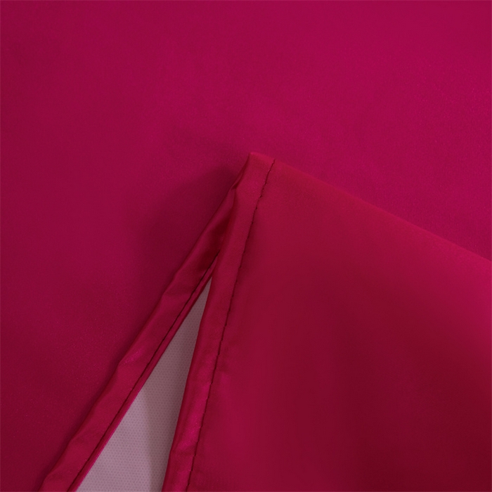 91家纺网 家纺一手货源 找家纺 梦舒羽 2025新款防水冰丝纯色床单凉爽柔顺宿舍双人床单 防水冰丝床单-玫红色