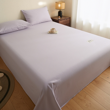 91家纺网 家纺一手货源 找家纺 （总）鑫钰2025新款纯棉全棉老粗布床单--LP纯色系列