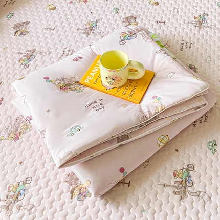 邵依家纺 2025新款A类凉感丝夏凉被空调被印花夏被 幸福乐园