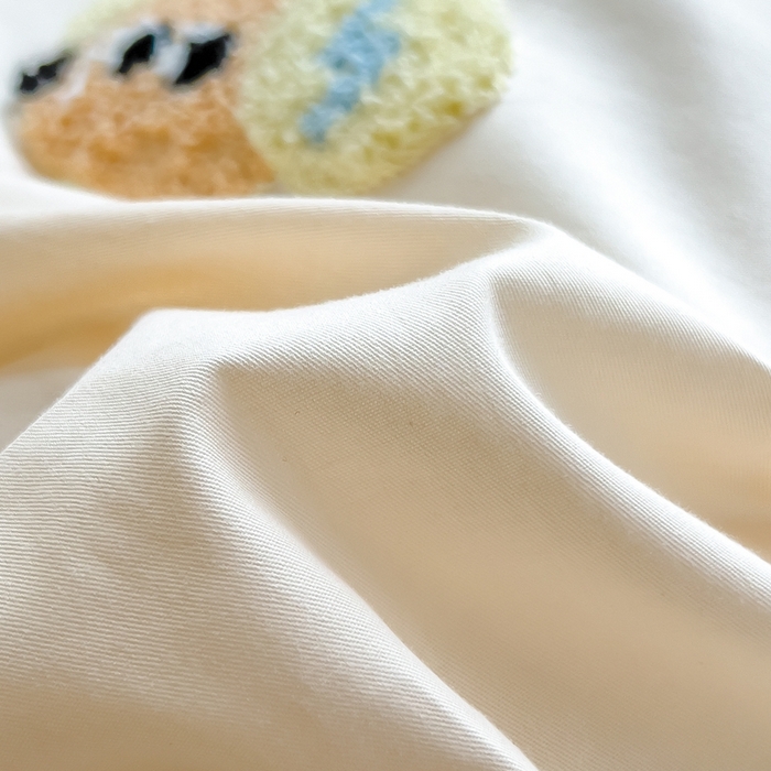 91家纺网 家纺一手货源 找家纺 （总）斯尔顿 2025年新款全棉四件套13372纯棉绣花三件套毛巾绣四件套学生套装NB熊系列