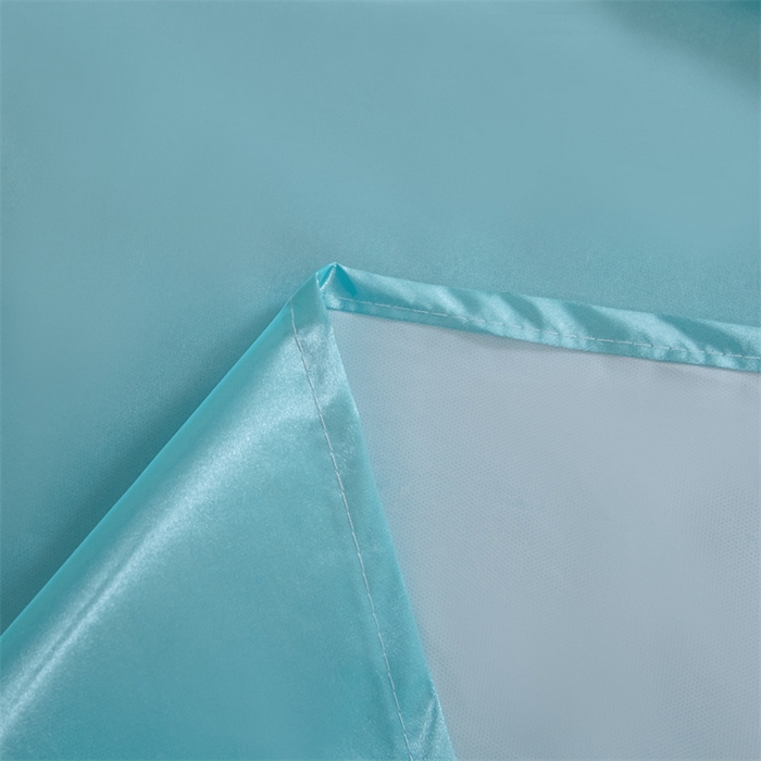 91家纺网 家纺一手货源 找家纺 梦舒羽 2025新款防水冰丝纯色床单凉爽柔顺宿舍双人床单 防水冰丝床单-水蓝色