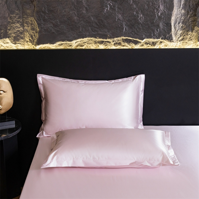 91家纺网 家纺一手货源 找家纺 圣比熊2025新款防水冰丝纯色单人枕套宿舍枕芯套内胆套 防水款-淡雅玉