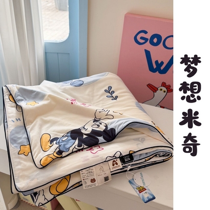 暖生活2025新款牛奶针织棉夏被-迪士尼系列 梦想米奇