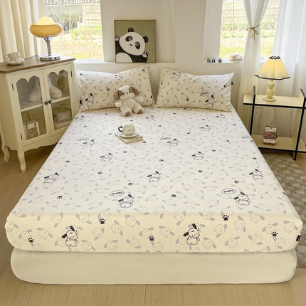 鑫钰 2025新款纯棉老粗布单床笠-卡通系列 哈尼
