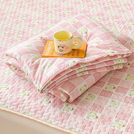 邵依家纺 2025新款A类凉感丝夏凉被空调被印花夏被 可乐熊