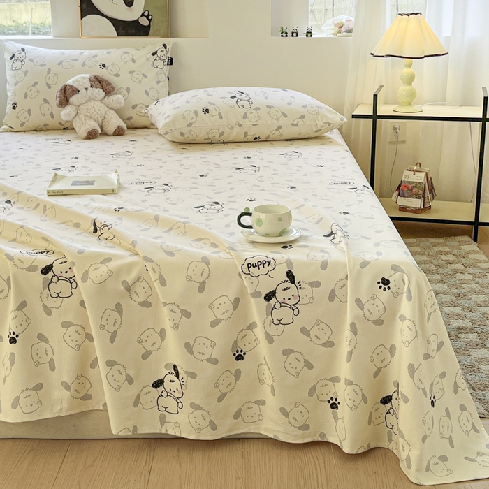 91家纺网 家纺一手货源 找家纺 （总）鑫钰 2025新款纯棉老粗布单床单-卡通系列