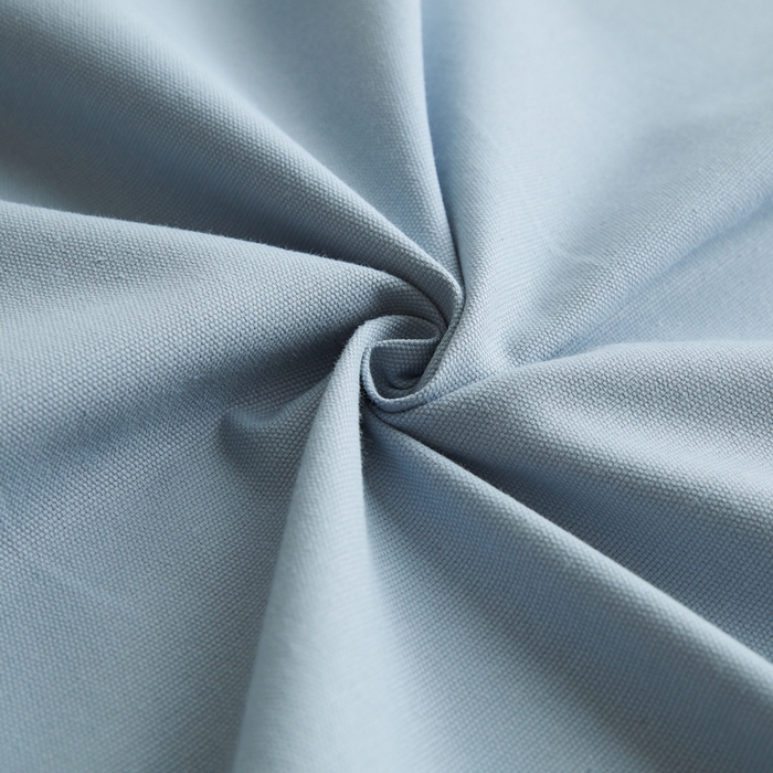 91家纺网 家纺一手货源 找家纺 鑫钰2025新款纯棉全棉老粗布床单--LP纯色系列 浅蓝