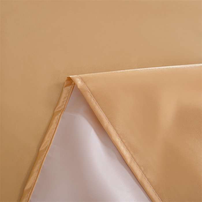 91家纺网 家纺一手货源 找家纺 梦舒羽 2025新款防水冰丝纯色床单凉爽柔顺宿舍双人床单 防水冰丝床单-金驼色