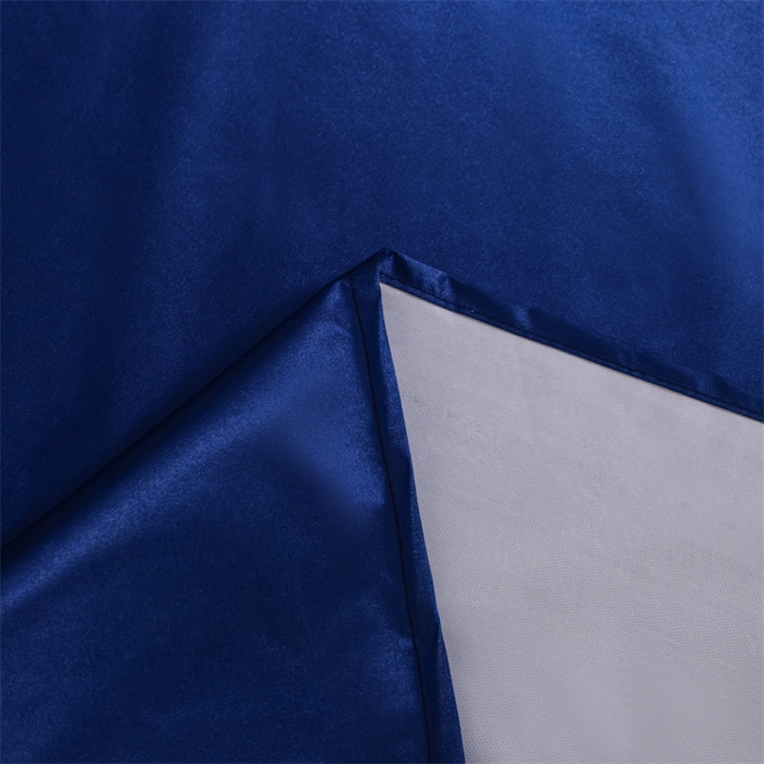 91家纺网 家纺一手货源 找家纺 梦舒羽 2025新款防水冰丝纯色床单凉爽柔顺宿舍双人床单 防水冰丝床单-深海蓝