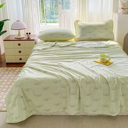 91家纺网 家纺一手货源 找家纺 （总）邵依家纺 2025新款A类凉感丝夏凉被空调被印花夏被