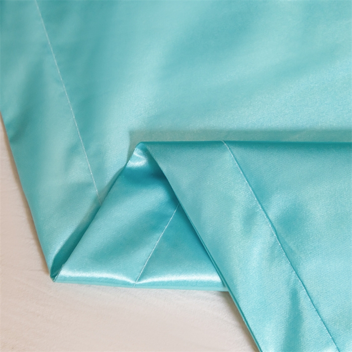 91家纺网 家纺一手货源 找家纺 梦舒羽2025新款防水冰丝纯色单人枕套宿舍枕芯套内胆套 防水冰丝单人枕套-水蓝色