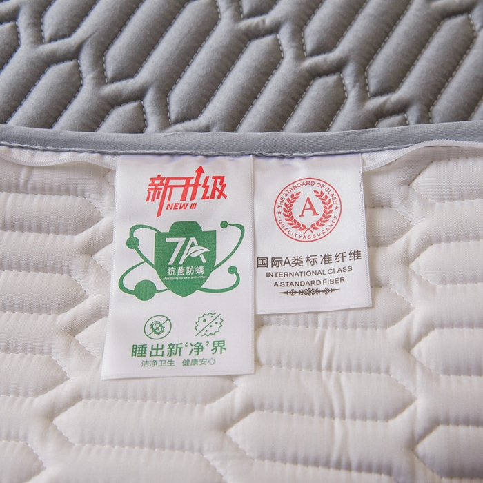 91家纺网 家纺一手货源 找家纺 鑫钰2025新款纯棉全棉六面全包床笠 经典款-全包床笠-灰色