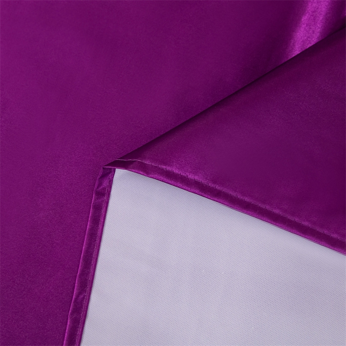 91家纺网 家纺一手货源 找家纺 梦舒羽 2025新款防水冰丝纯色床单凉爽柔顺宿舍双人床单 防水冰丝床单-魅惑紫