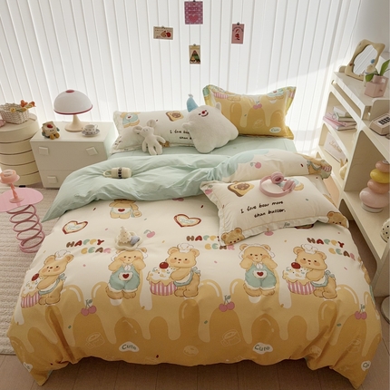 91家纺网 家纺一手货源 找家纺 （总）于果 2025新款全棉13370四件套