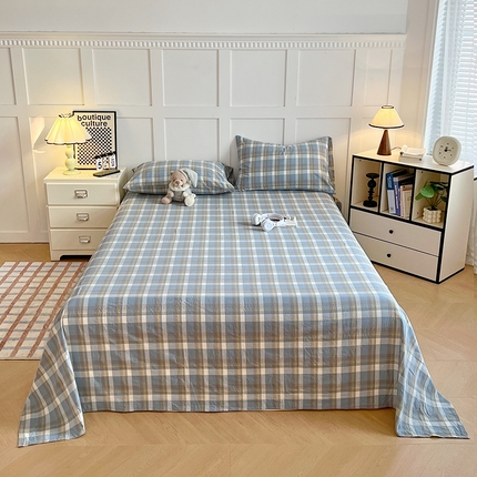 91家纺网 家纺一手货源 找家纺 （总）曼陀罗2025新款无印风床单