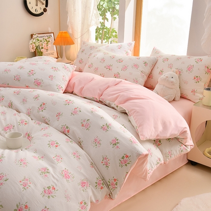 迪拜家纺 2025新款加厚水洗棉四件套-晴天假日