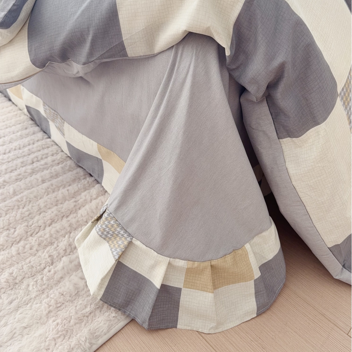 91家纺网 家纺一手货源 找家纺 于果 2025新款全棉13370四件套 雅格