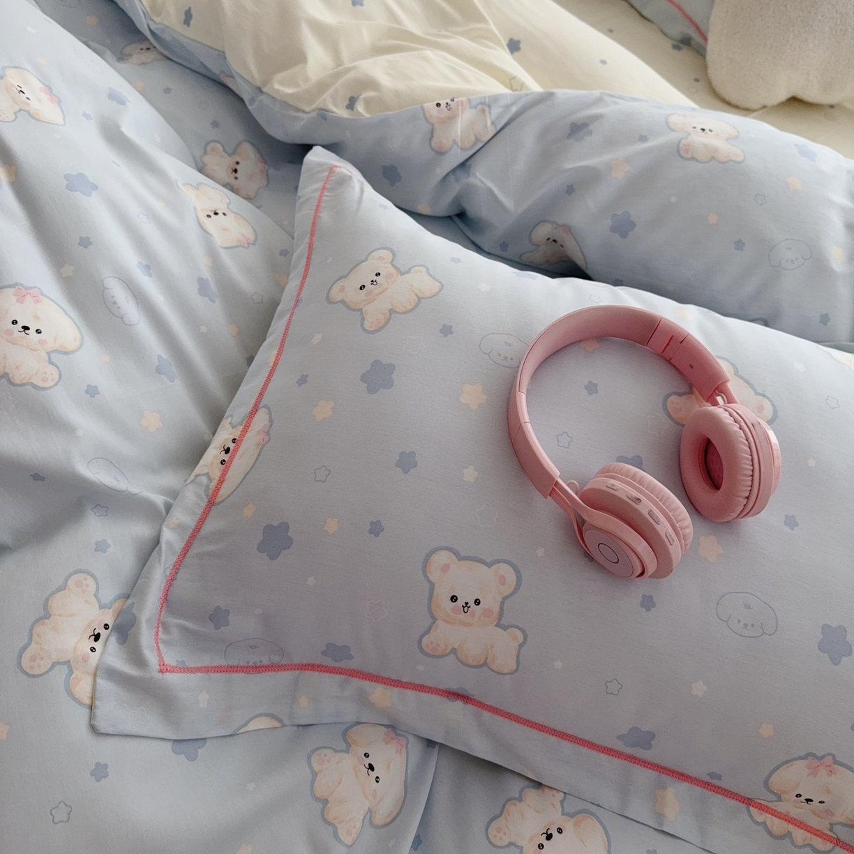 91家纺网 家纺一手货源 找家纺 于果 2025新款全棉13370四件套 小甜心