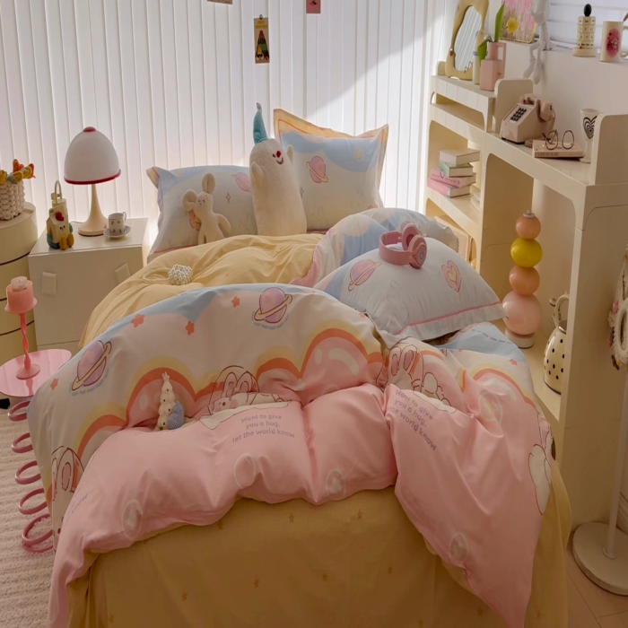 91家纺网 家纺一手货源 找家纺 （总）于果 2025新款全棉13370四件套