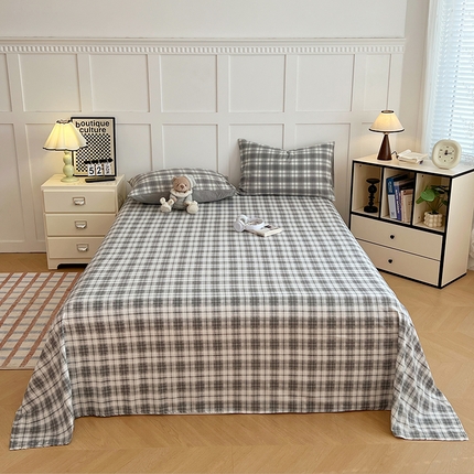 91家纺网 家纺一手货源 找家纺 （总）曼陀罗2025新款无印风床单