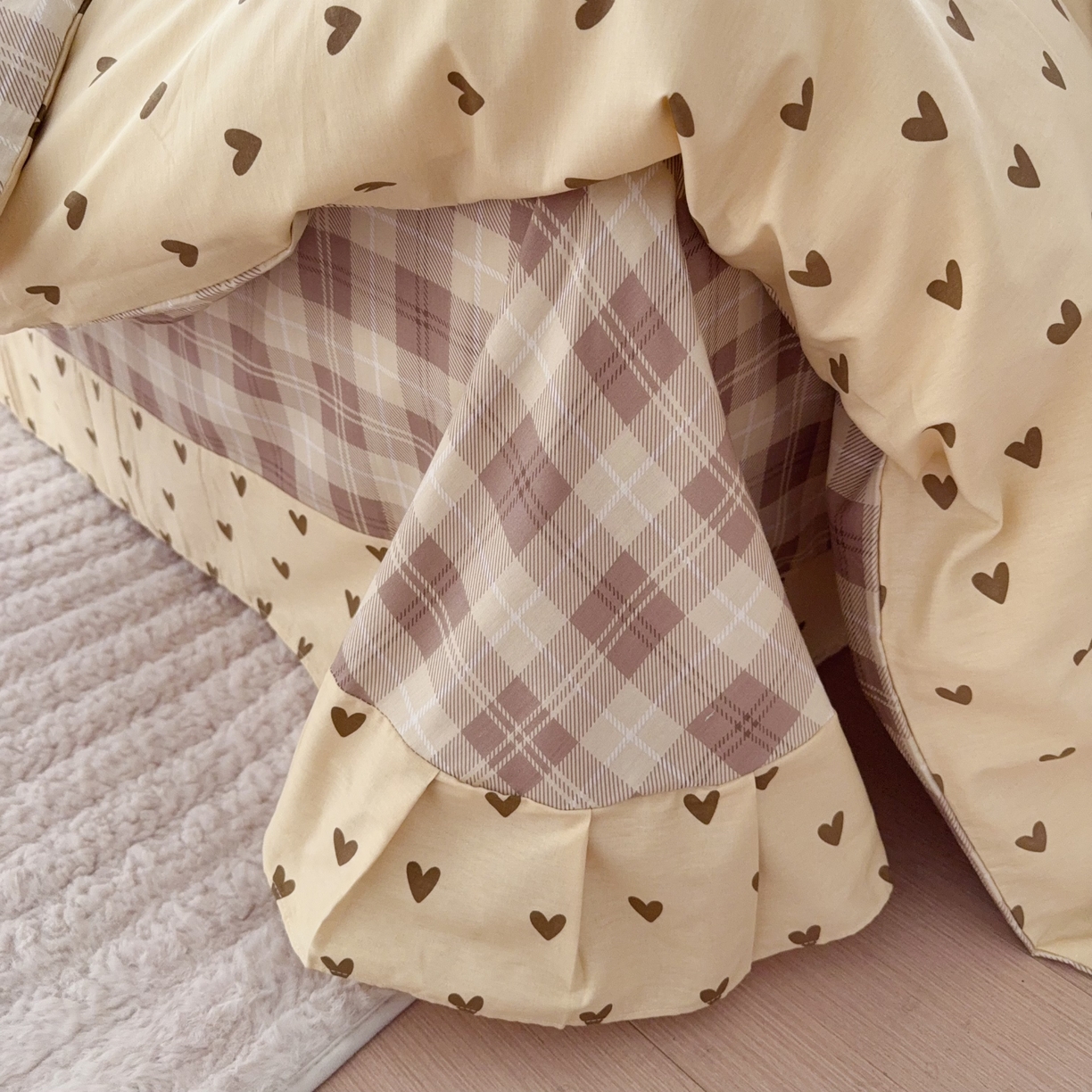 91家纺网 家纺一手货源 找家纺 于果 2025新款全棉13370四件套 满心欢喜