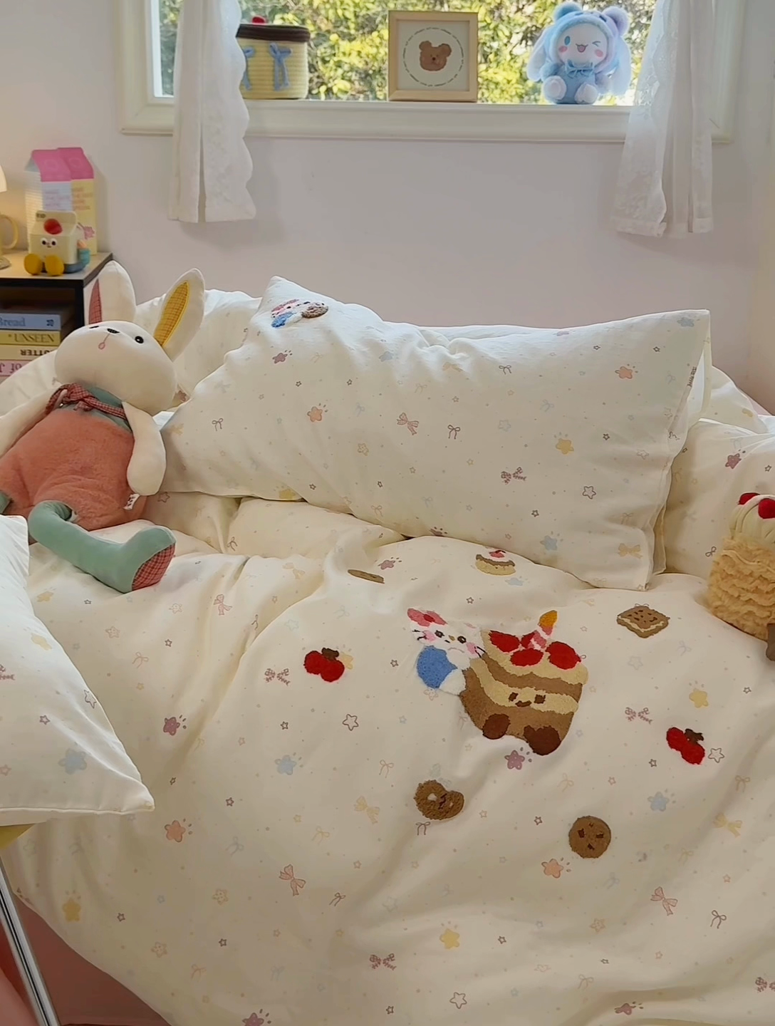 91家纺网 家纺一手货源 找家纺 （总）澳萝拉2025春夏新款全棉纯棉双层纱毛巾绣四件套