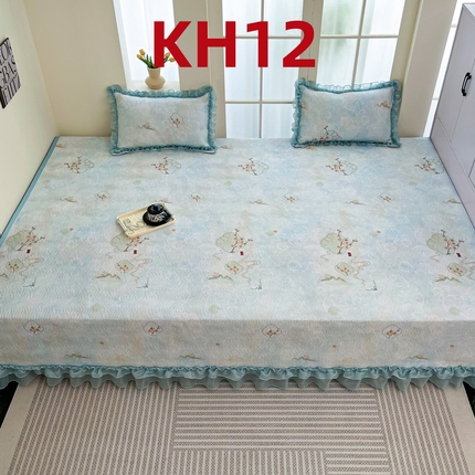 91家纺网 家纺一手货源 找家纺 （总）手艺人家纺 2025新款精美蕾丝花边款夹棉绗缝炕盖榻榻米炕垫防滑炕垫炕盖榻榻米炕垫榻榻米垫床盖榻榻米炕盖炕垫KH01-KH27