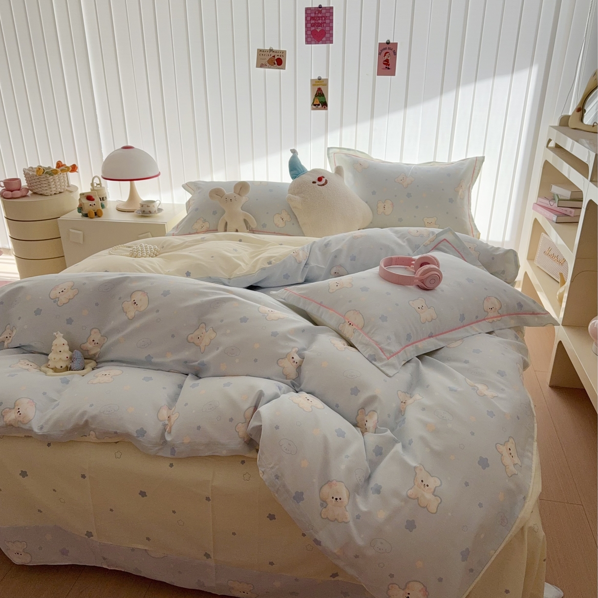 91家纺网 家纺一手货源 找家纺 于果 2025新款全棉13370四件套 小甜心