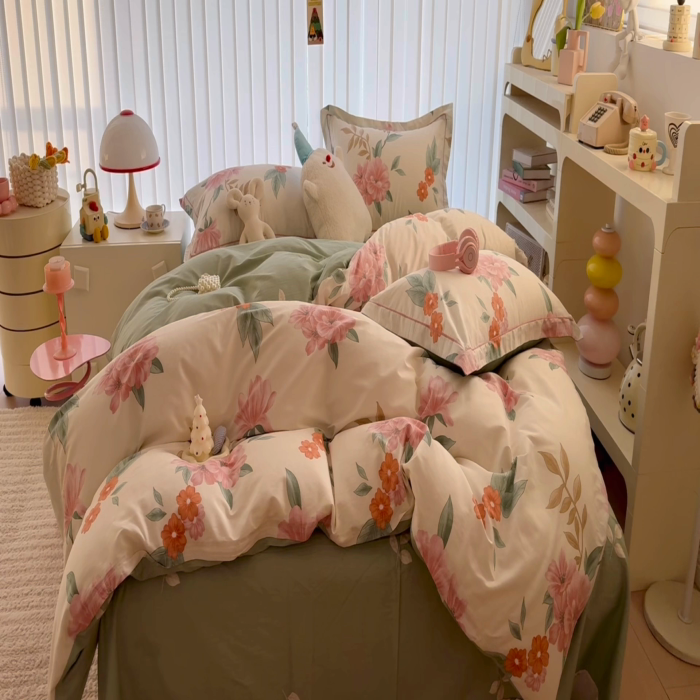 91家纺网 家纺一手货源 找家纺 （总）于果 2025新款全棉13370四件套