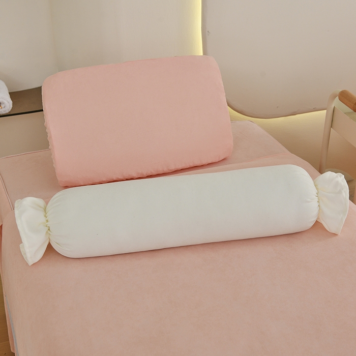 91家纺网 家纺一手货源 找家纺 不打烊家纺 2025新款贡棉美 容床罩印花款-花千城（支持logo定制）花千城玉色