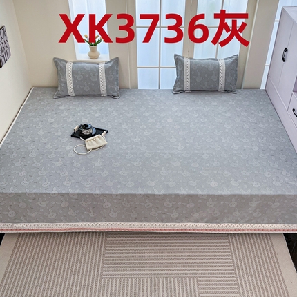 91家纺网 家纺一手货源 找家纺 手艺人家纺 2025新款雪尼尔复合炕盖榻榻米炕垫防滑炕垫炕盖榻榻米炕垫榻榻米垫床盖榻榻米炕盖炕垫XK3735XK3736 XK3736灰