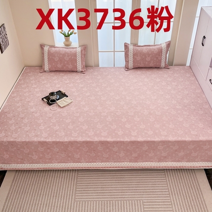 91家纺网 家纺一手货源 找家纺 手艺人家纺 2025新款雪尼尔复合炕盖榻榻米炕垫防滑炕垫炕盖榻榻米炕垫榻榻米垫床盖榻榻米炕盖炕垫XK3735XK3736 XK3736粉