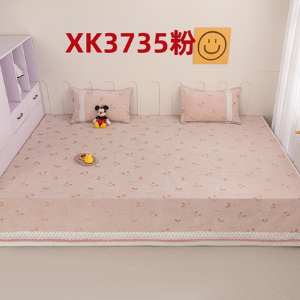 手艺人家纺 2025新款雪尼尔复合炕盖榻榻米炕垫防滑炕垫炕盖榻榻米炕垫榻榻米垫床盖榻榻米炕盖炕垫XK3735XK3736 XK3736粉