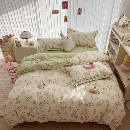 91家纺网 家纺一手货源 找家纺 （总）于果 2025新款全棉13370四件套