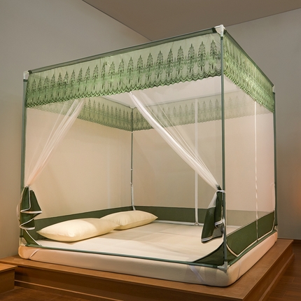 91家纺网 家纺一手货源 找家纺 （总）飞轮海2025春夏新款坐床式全包蚊帐-t55