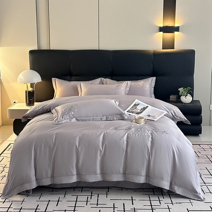 91家纺网 家纺一手货源 找家纺 （总）美伦美焕 2025新款全棉绣花床盖四件套（控价288）