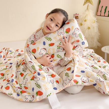 91家纺网 家纺一手货源 找家纺 （总）十九色 2025新款全棉13372ins儿童夏被