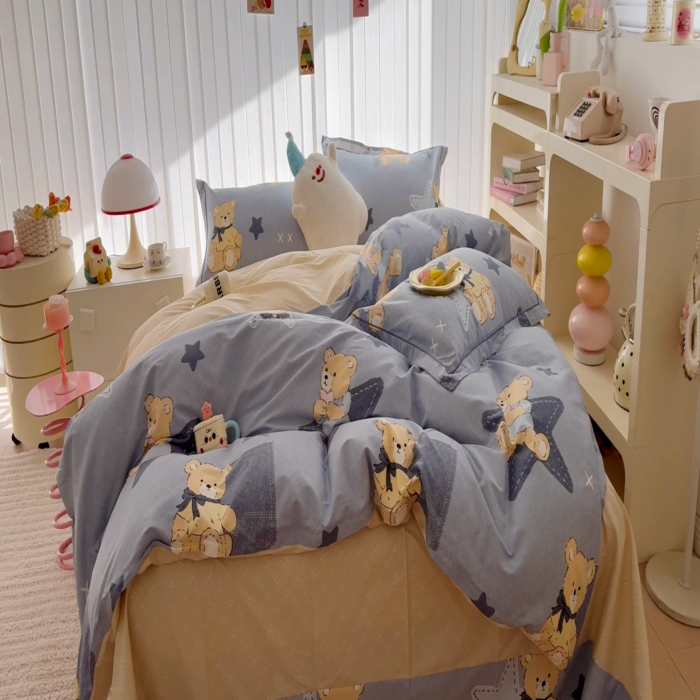 91家纺网 家纺一手货源 找家纺 （总）于果 2025新款全棉13370四件套